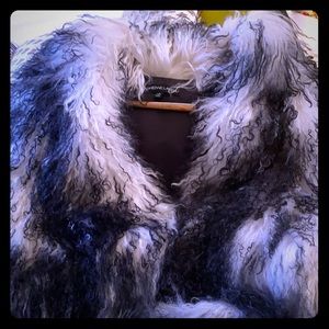 Authentic fur chic vest